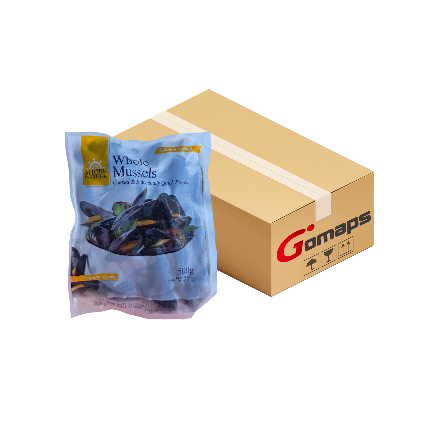 TWT 검은 홀 홍합 500G X 10