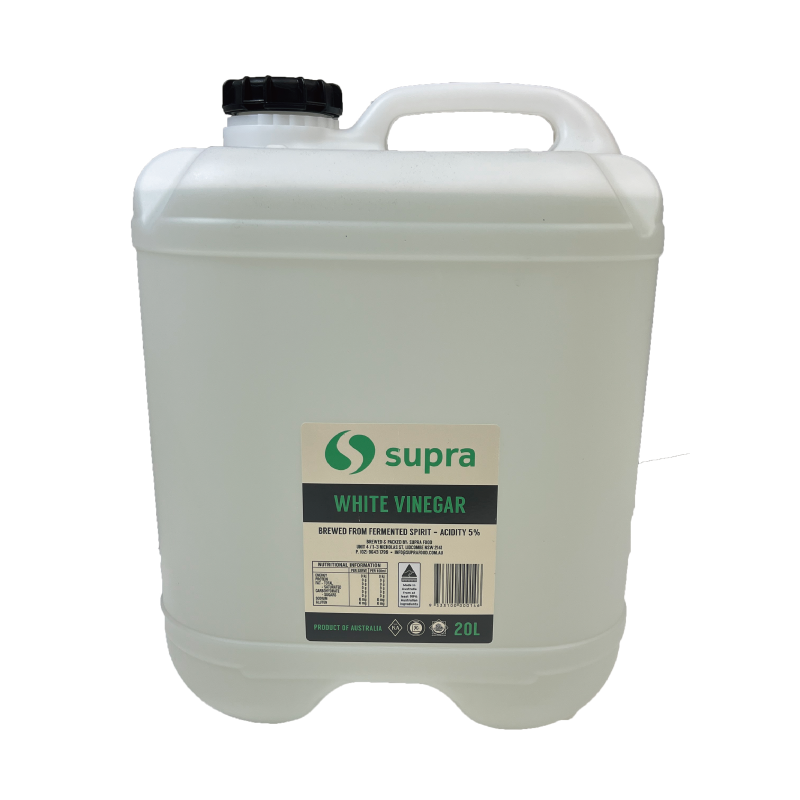 White Vinegar (Plastic Rectangular Drum) 20L