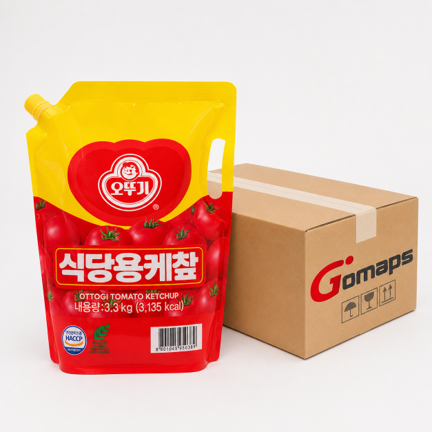Ottogi Tomato Sauce (Spout Pack) 3.3KG x 4
