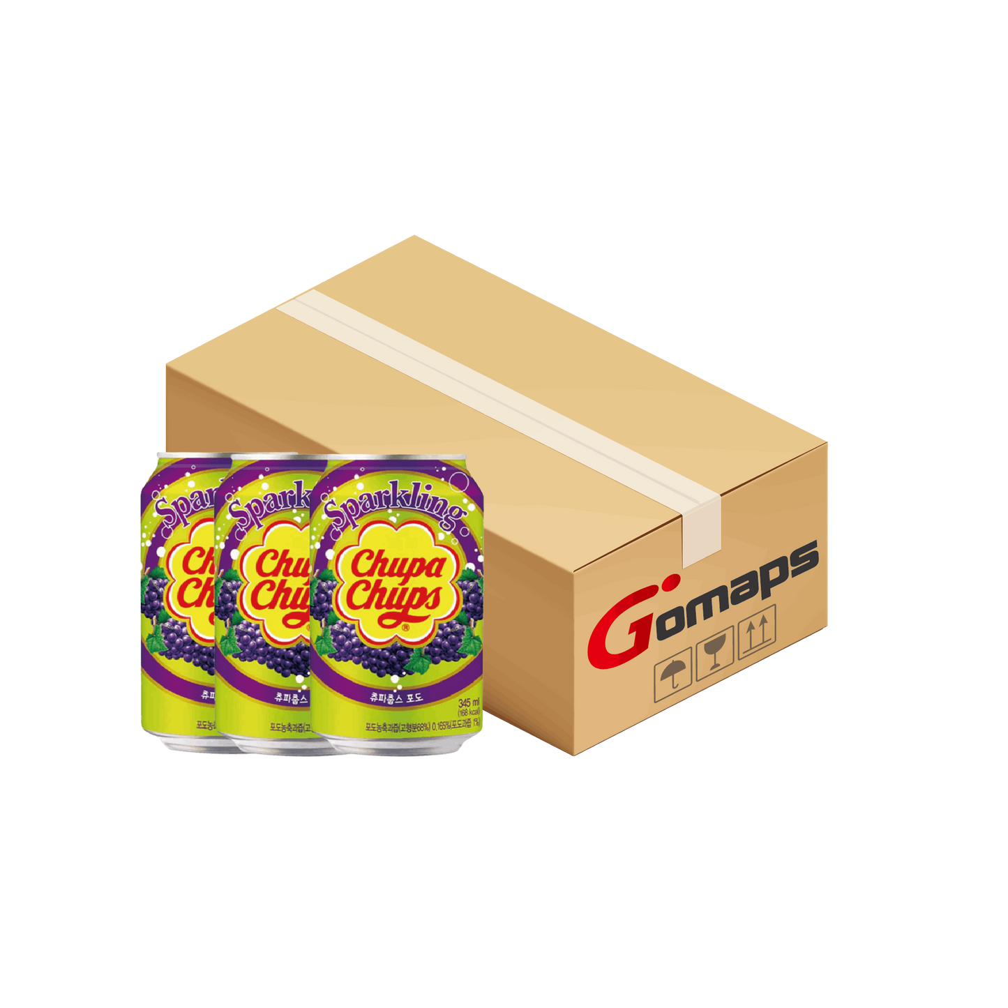 남양 츄파춥스 -포도 345ML X 24입 (GST 별도)