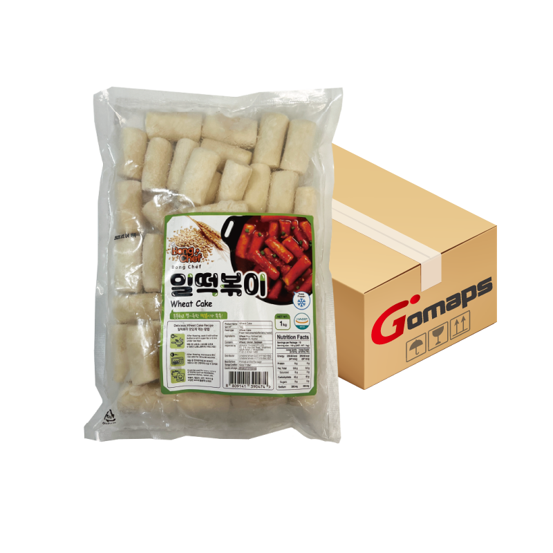봉셰프 밀 떡볶이 떡 (굵은떡) 1KG x 10