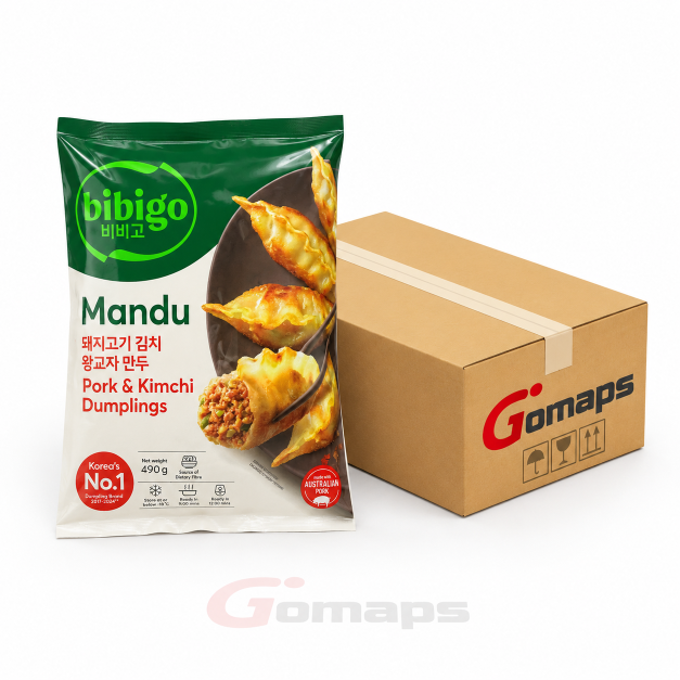 CJ Bibigo Pork Kimchi King Dumplings 490G x 18