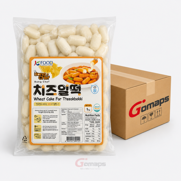 Bong Chef Cheese Wheat Rice Cake 1KG x 10