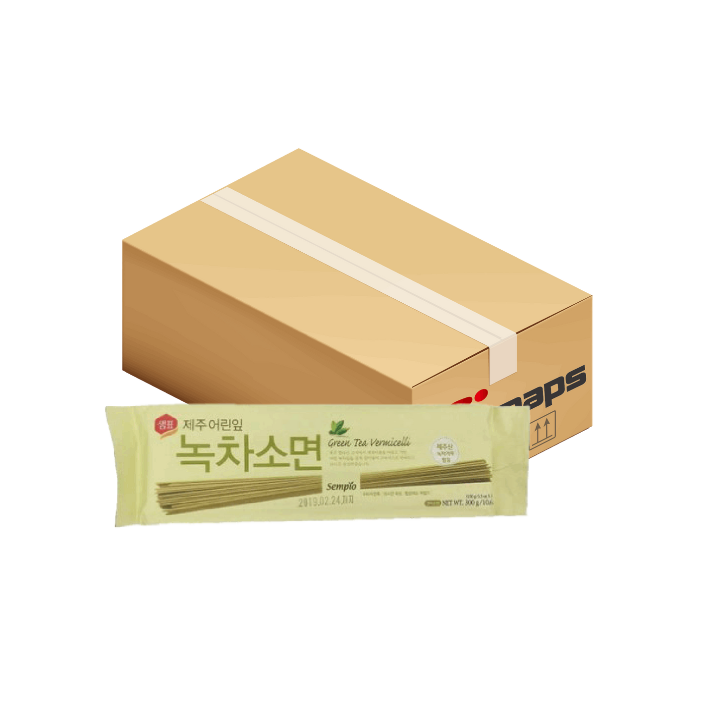 샘표 제주 어린잎 녹차소면  300G X 20입
