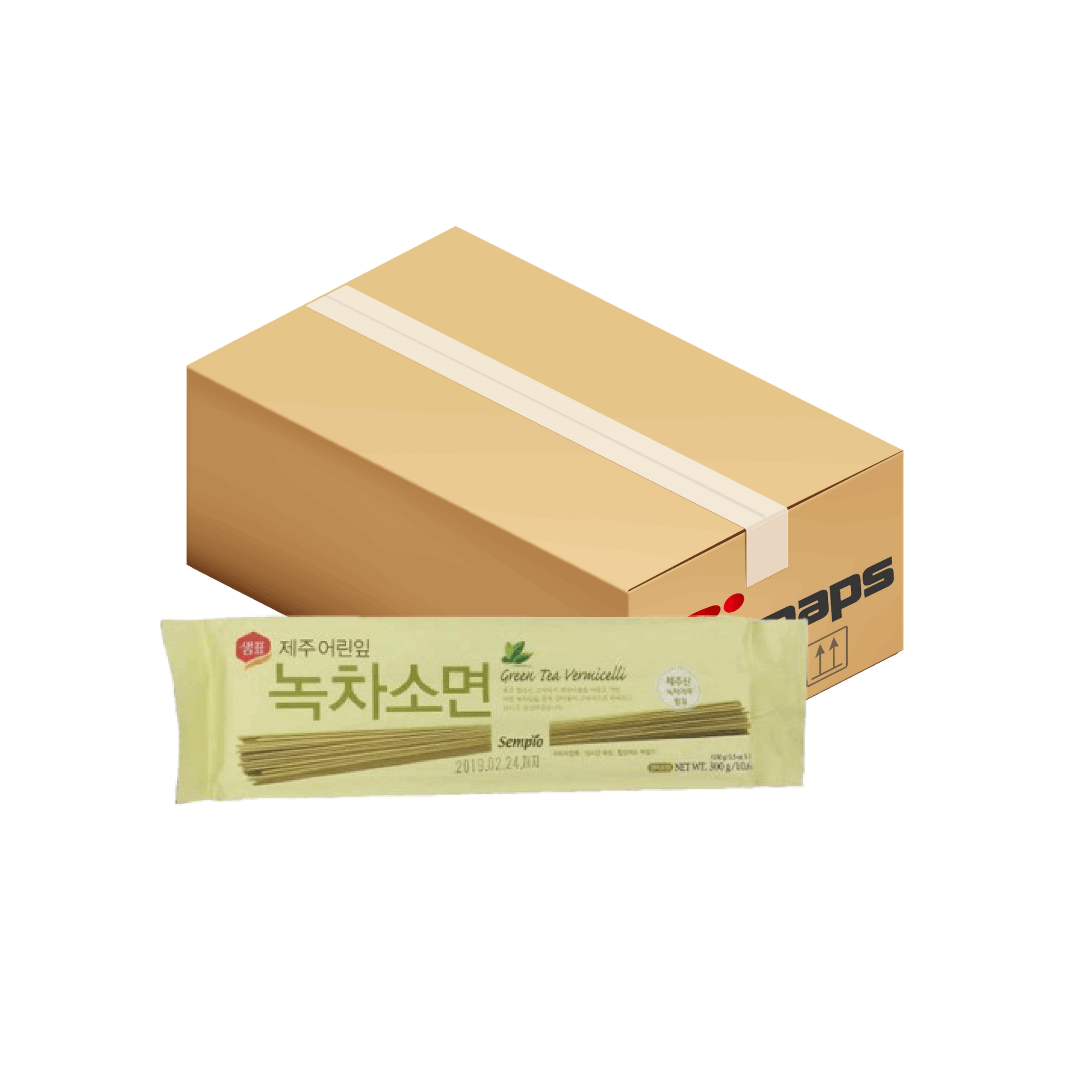 샘표 제주 어린잎 녹차소면  300G X 20입