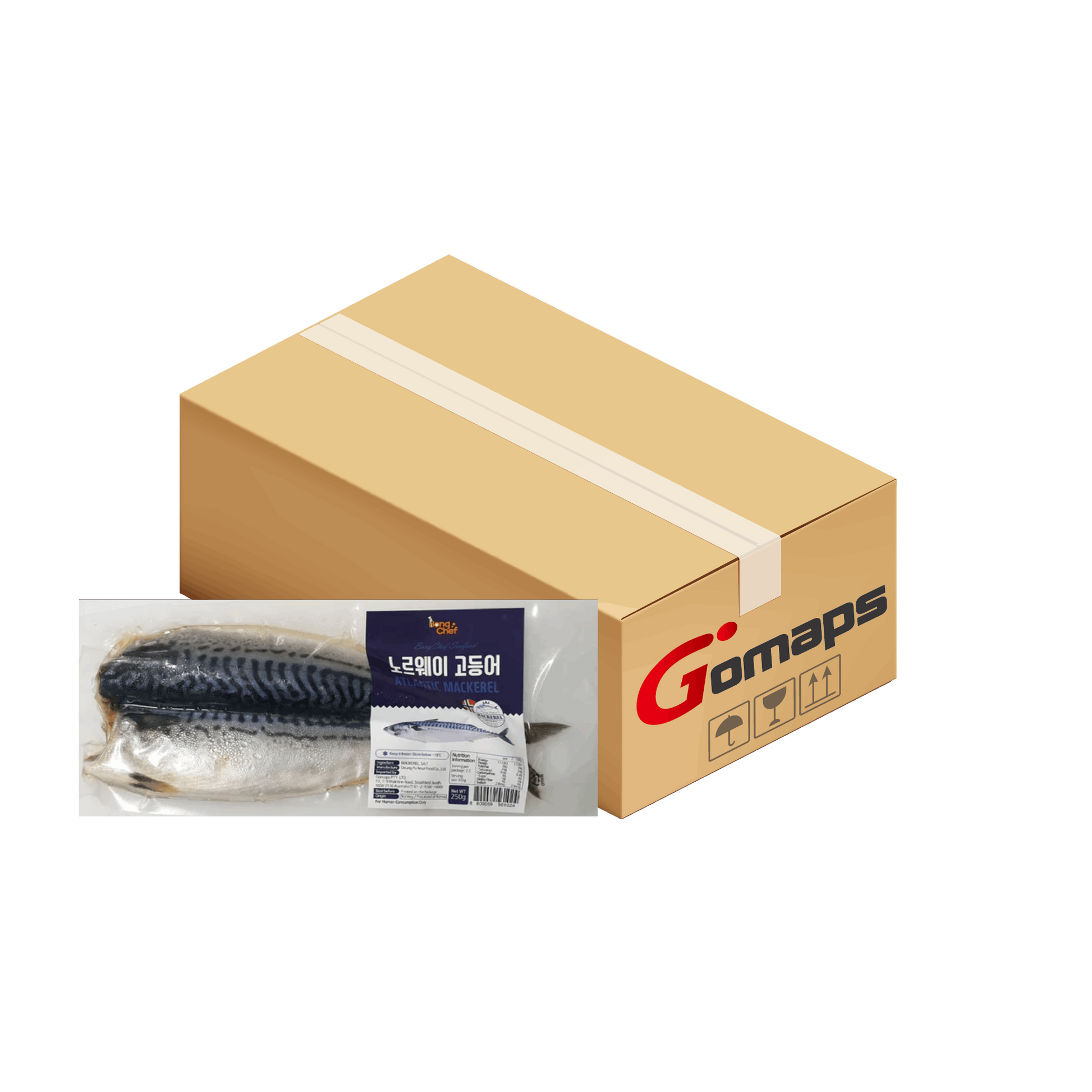 봉셰프 등푸른 노르웨이 자반 고등어 250G X 30 (개별포장)