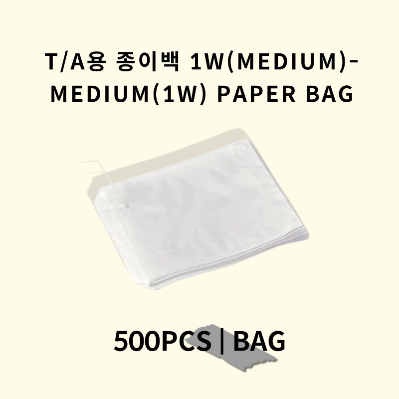 Paper bag for T/A 1W(MEDIUM) 500P (GST excluded)