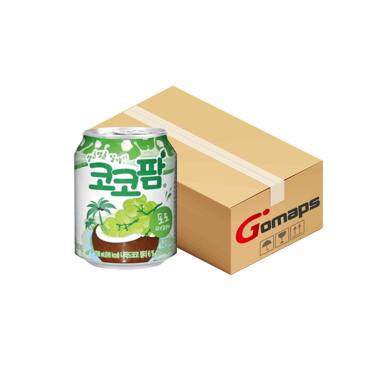 해태 코코팜 포도(선물용) 238ML X 72입 (GST 별도)