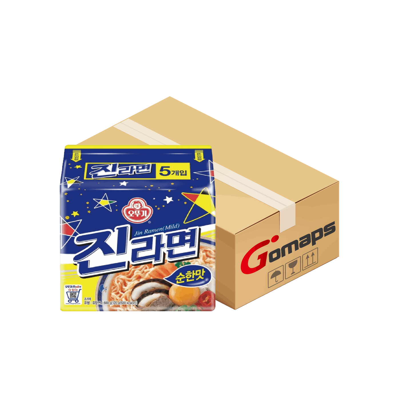 오뚜기 진라면 순한맛 (멀티) 5P x 8입