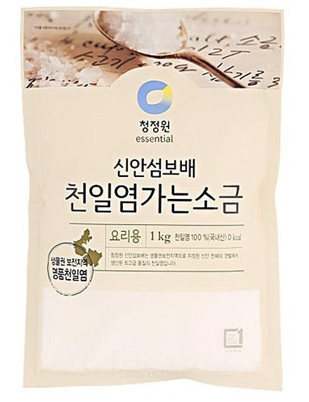 Chungjungwon Shinanseombobae fine salt (for cooking) 1KG x 12