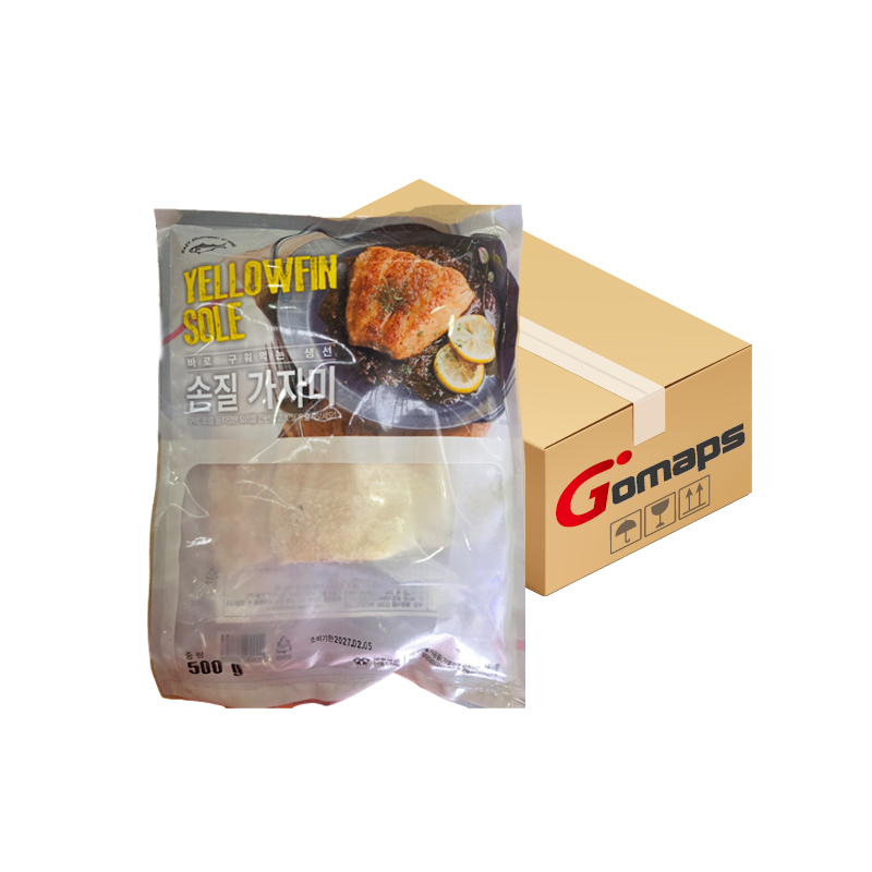 바다팜 손질가자미 500G X 15 (박스)