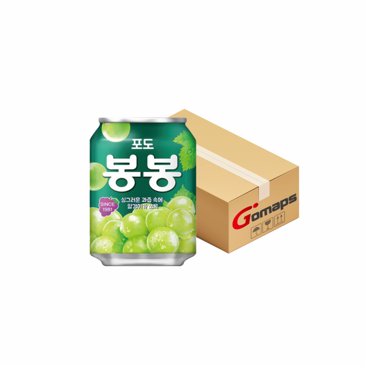 해태 포도 봉봉 238ML x72 (GST 별도)