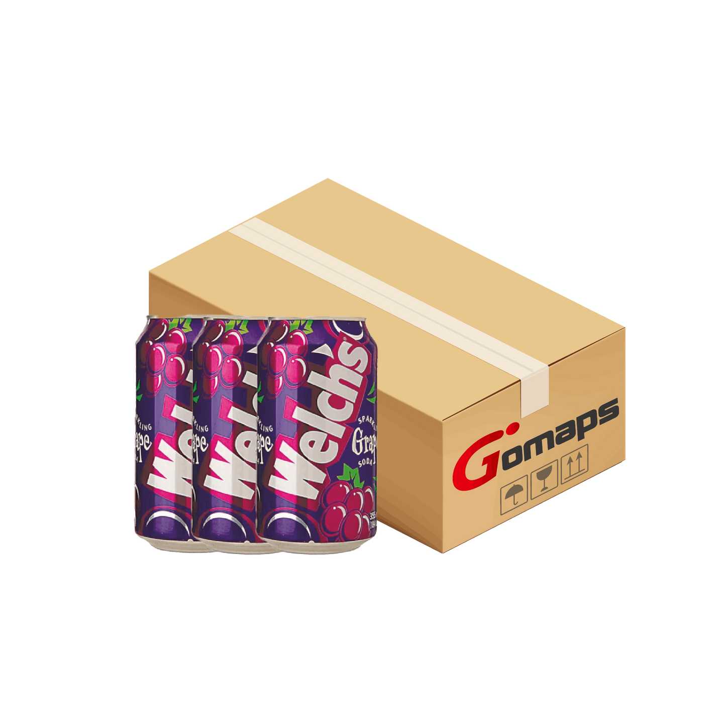 농심 웰치스-포도 355ML X 24입 (GST 별도)