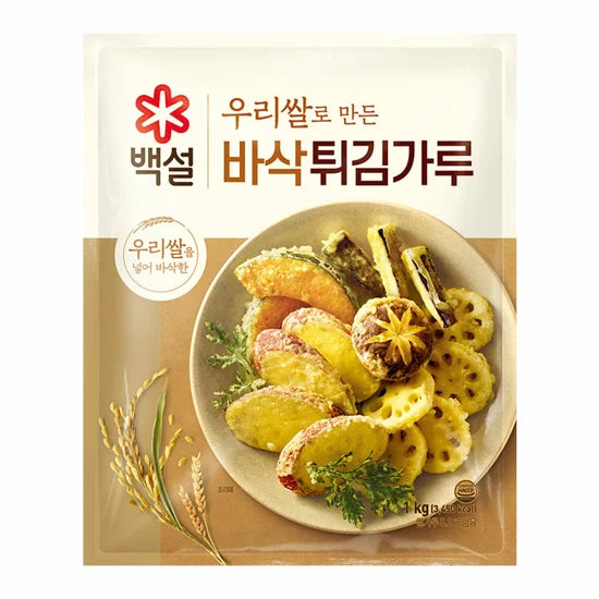 CJ 백설 바삭 튀김가루 1KG x 10