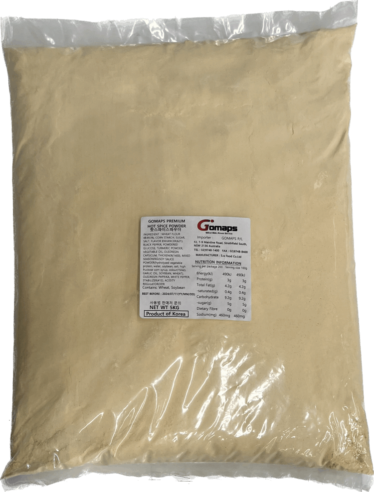 고맙스 핫 스파이스 파우더 5KG x 4