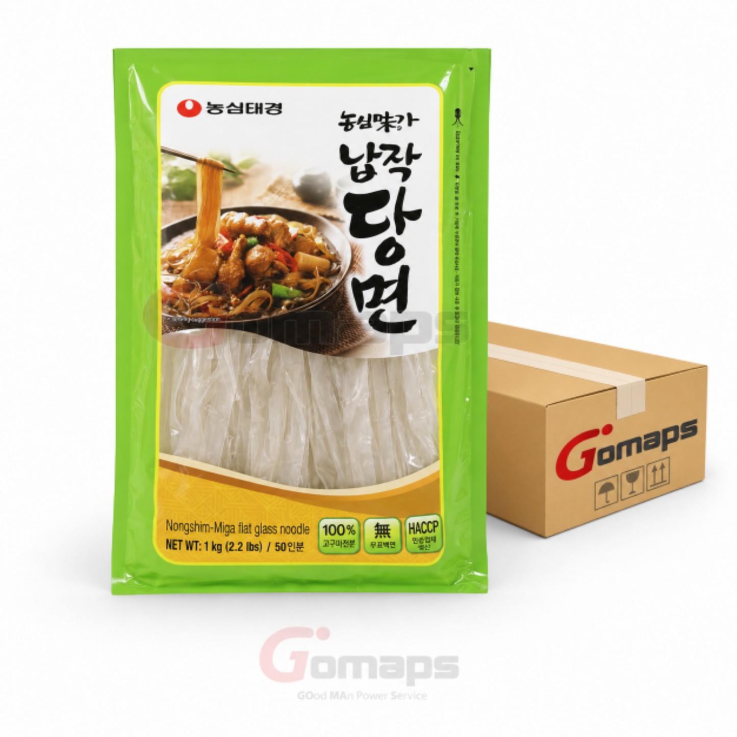 농심미가 납작당면 1KGx 10 (12MM)