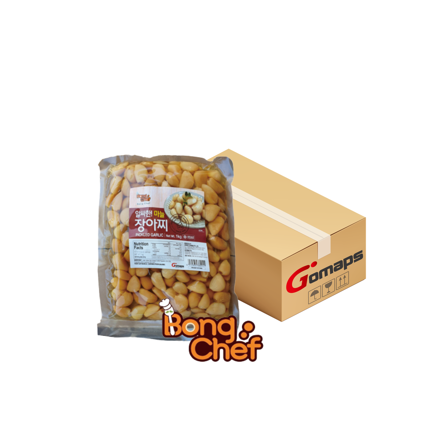 Bong Chef Garlic Pickles 1KG x 10