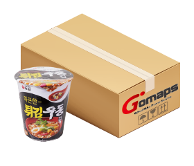 농심 튀김우동 (소) 컵라면 6입