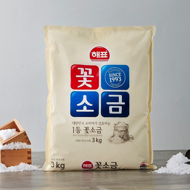 Sajo Haepyo Flower Salt 3KG x 5
