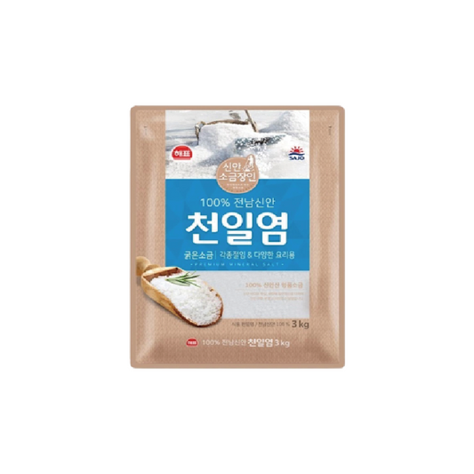 Sajo Haepyo Sea Salt 3KG x 5
