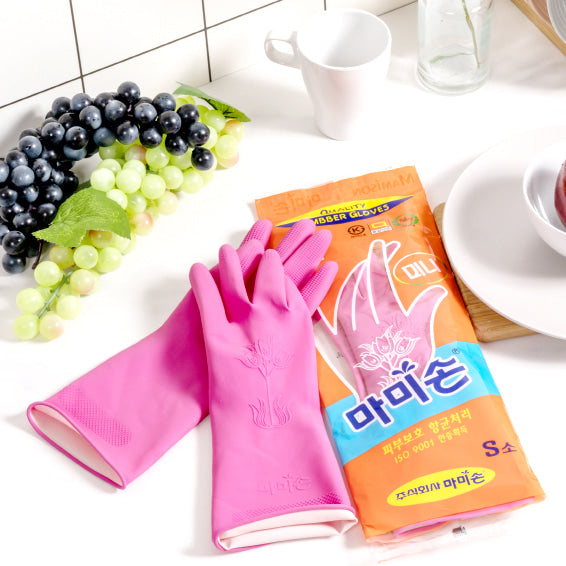 Mamison Rubber Gloves (S) 10P (GST excluded)