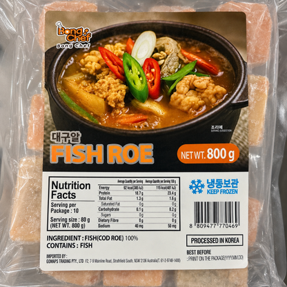 봉셰프 대구알(블럭) 800G X 10입