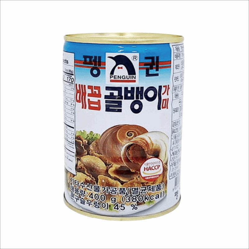 펭귄 배꼽(구슬) 골뱅이 400G X 24입