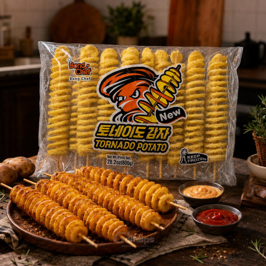BONG CHEF TORNADO POTATOES 800G x 6 