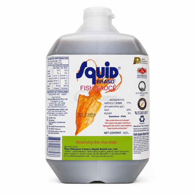 Squid Brand Fish sauce container 4.5L
