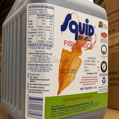 Squid Brand Fish sauce container 4.5L