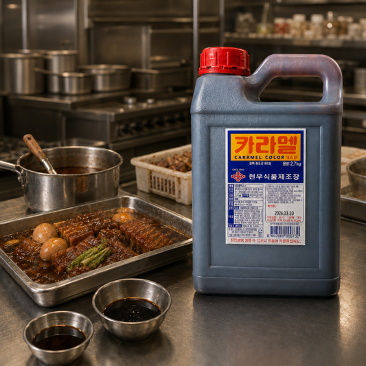 Cheonwoo Caramel Sauce 2.7L x 5
