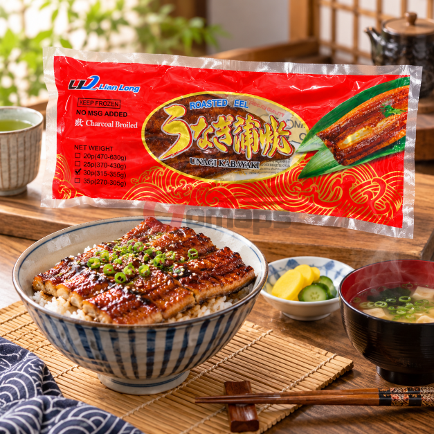FROZEN PREPARED EEL WITH SAUCE 315-355G 15PCS