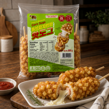 Bong Chef Cube Potato Half-and-Half Hot Dog 100G x 8 x 5