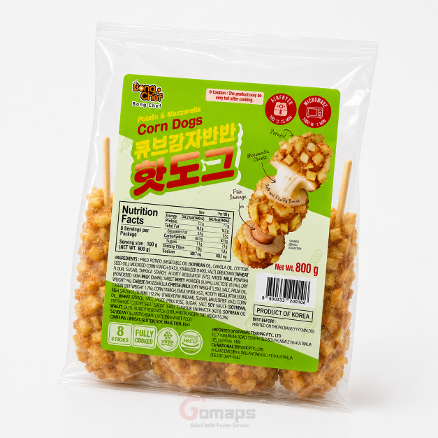 BONG CHEF CRISPY POTATO HOTDOG 100G x 8 x 5