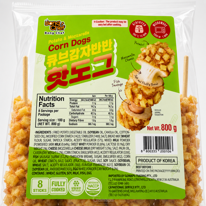 BONG CHEF CRISPY POTATO HOTDOG 100G x 8 x 5