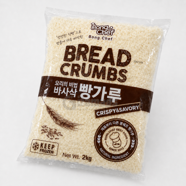 Bong Chef Bread Crumbs (Frozen) 2KG x 6