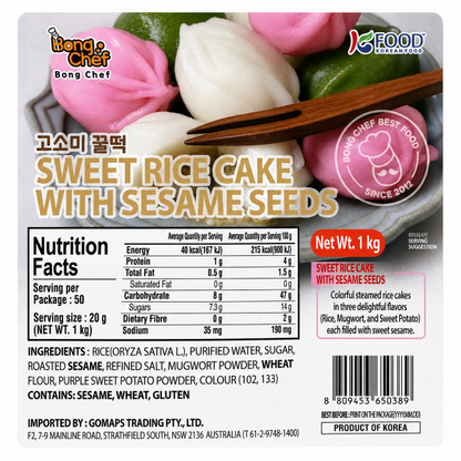 BONG CHEF GOSOMI HONEY RICE CAKE 1KG (GST EXCLUDE)