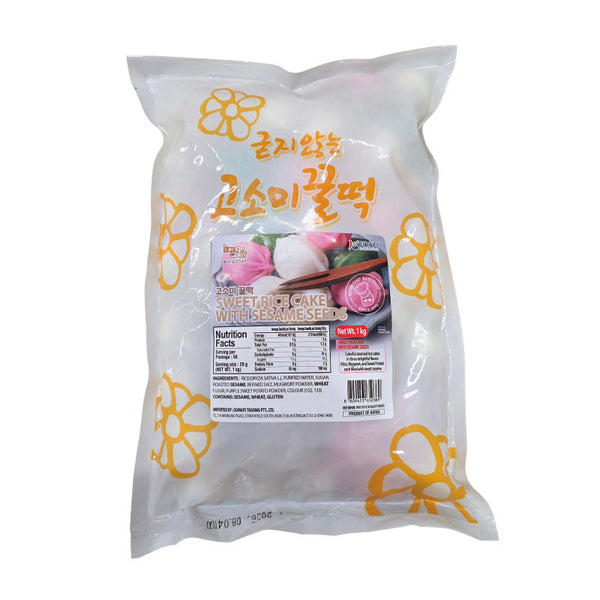 봉셰프 고소미꿀떡(백미+쑥+자색고구마) 1KG (GST별도)