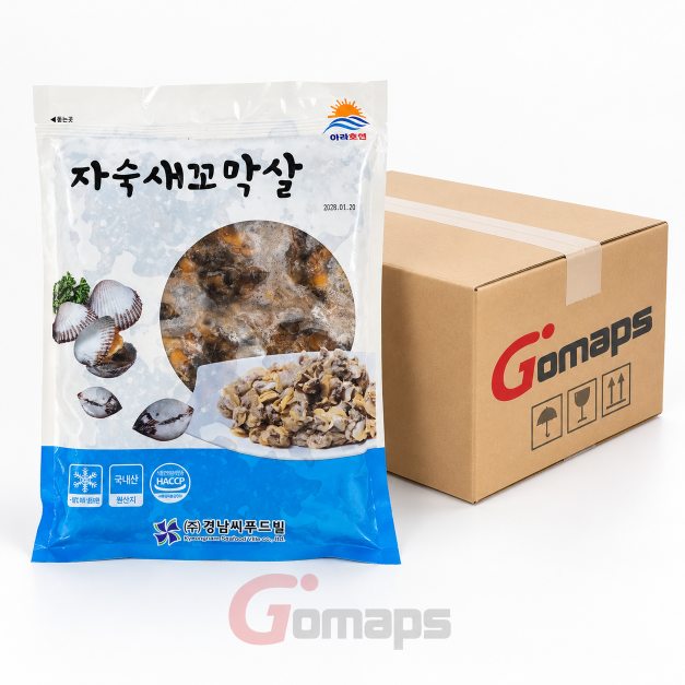 자숙 꼬막살(블럭) 1KG x 10