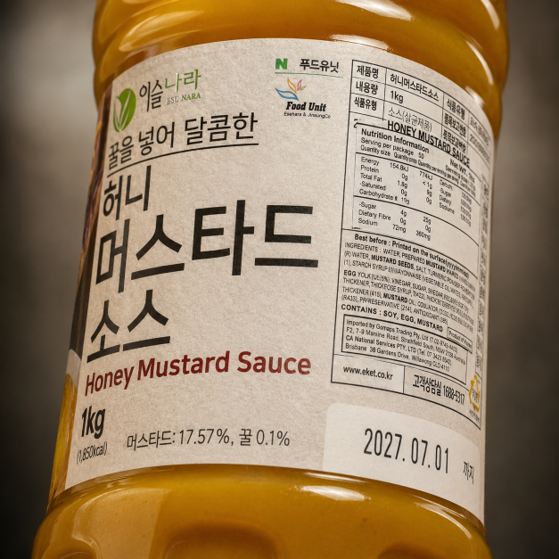 이슬나라 허니머스타드 소스 1KG
