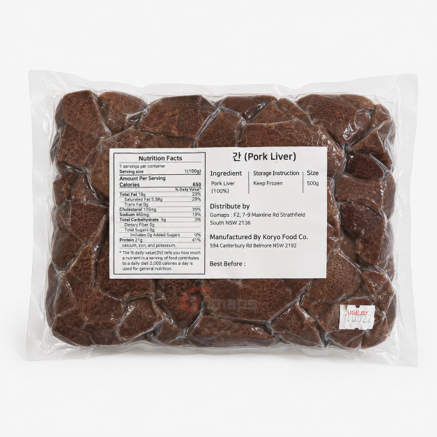 Bong Chef Pork Liver 500G