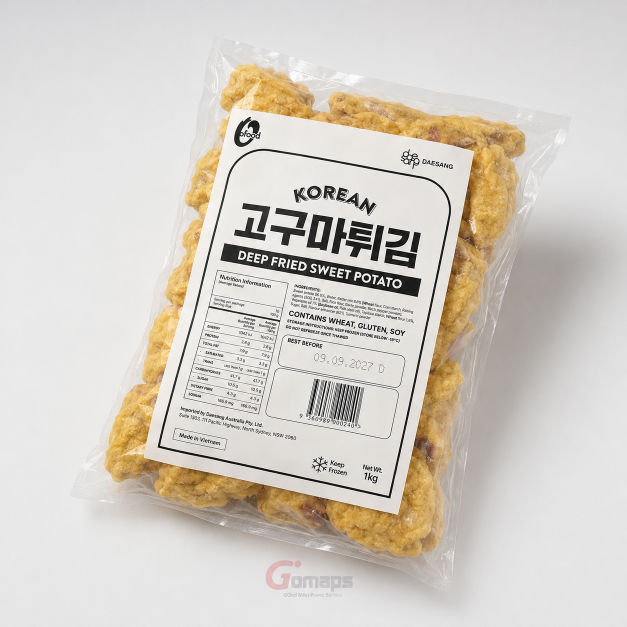 FROZEN DEEP FRIED SWEET POTATOS  1KG