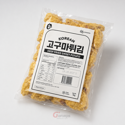 FROZEN DEEP FRIED SWEET POTATOS  1KG