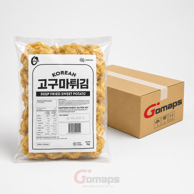 FROZEN DEEP FRIED SWEET POTATOS  1KG