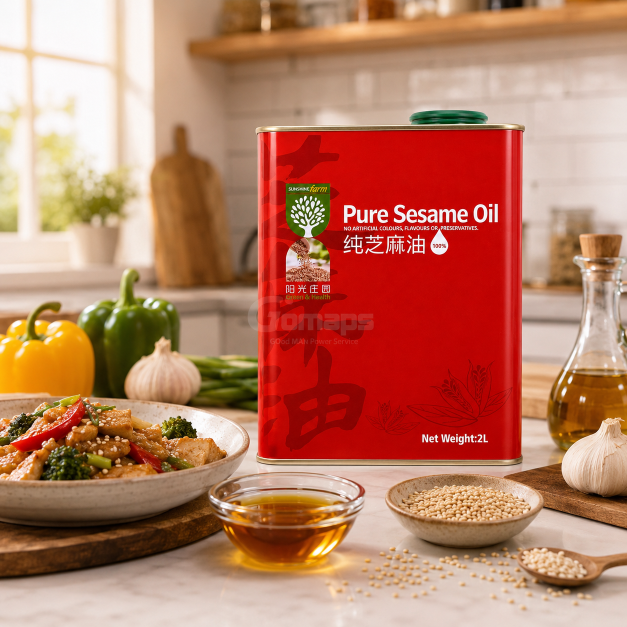 SUNSHINE FARM Sesame Oil 2L x 6