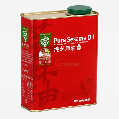 SUNSHINE FARM Sesame Oil 2L x 6