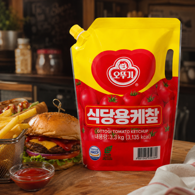 Ottogi Tomato Sauce (Spout Pack) 3.3KG x 4