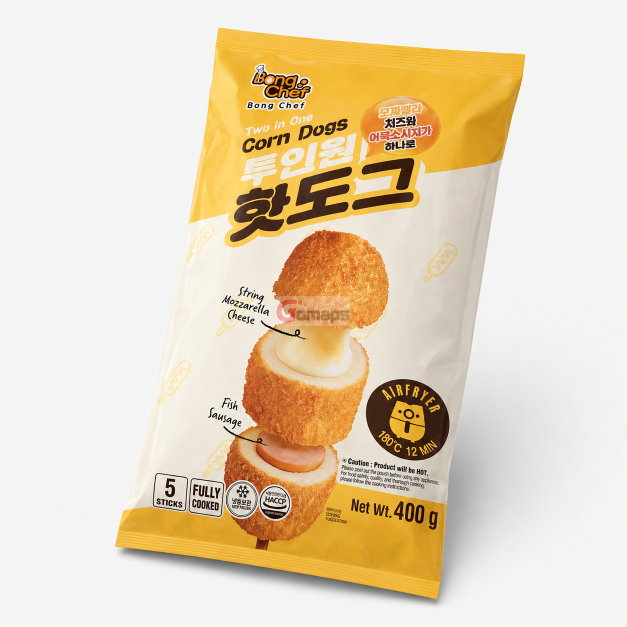 Bong Chef Crispy Cheese Hot Dog 80G x 5 x 12