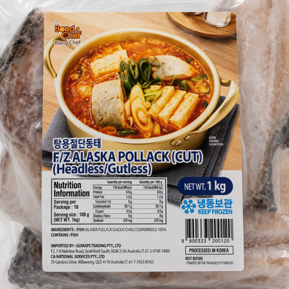 봉셰프 탕용 절단 동태 1KG X 10입