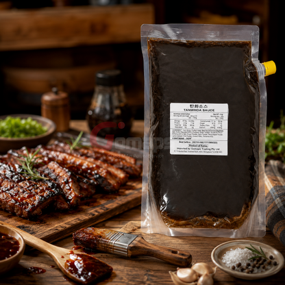 Charcoal-flavored carbonation sauce for commercial use 5KG x 4